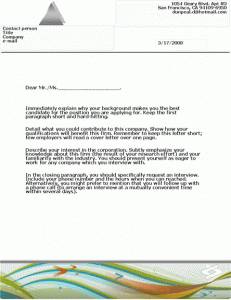 Cover Letter Templates on Cover Letter Template   Microsoft Word Templates