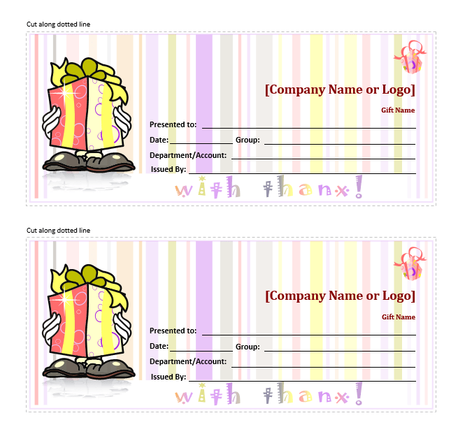 Gift Certificate Template | Free Word Templates