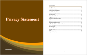 Privacy Statement Template