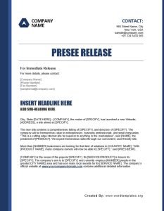 Press-Release-Template-New